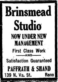 Ad for Brinsmead Photo Studio