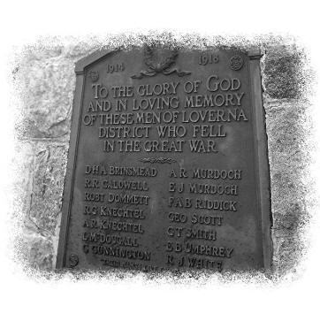 War Memorial, Loverna, Saskatchewan