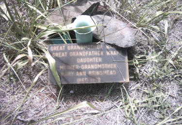 Mary Ann Brinsmead's grave - Hawaii
